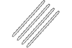 VONLUX 4 Stück Sägekette 35cm 3/8" 1,3mm (0.050") 52TG Profi Kette passend für diverse Kettensäge Motorsäge, Kompatibel mit Stihl, Dolmar, Husqvarna, Einhell, Bosch, Makita usw.