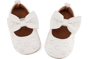 LACOFIA Ballerine neonata Scarpe Primi Passi Bambina Scarpine Principessa Bowknot Antiscivolo per Bimba