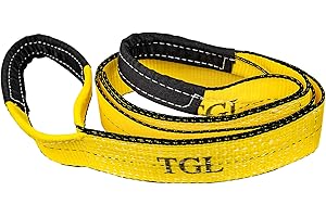 Oeream TGL 3 inch, 8 Foot Tree Saver, Winch Strap, Tow Strap 30,000 Pound Capacity