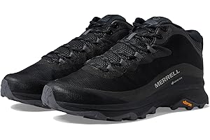 Merrell Men's Moab Speed Mid GTX-Black/Asphalt Low-top