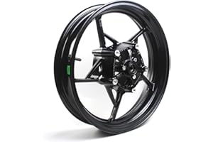 Arashi 3.5 x 17 inch Cerchio Anteriore Ruota Cerchi per Kawasaki Z900 Z650 Ninja 650 2017-2022 / ZX4RR ZX4R 2022-2023 Accessori Moto Z 900 650 Ninja650 Nero 2018 2019