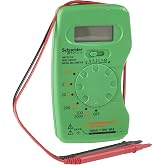 Schneider Electric Thorsman Dijital Cep Multimetresi, Voltmetre/Ampermetre/OHM AC DC Test Cihazı, 300 V, CAT III, IMT23112, Y