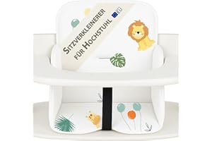 TOTSY BABY Copri seggiolone pappa universale - copriseggiolone bambino e bambina cuscino imbottitura riduttore per Hauck e Stokke sedia con un rivestimento impermeabile stabile Safari