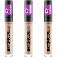 Catrice Liquid Camouflage High Coverage Concealer, Concealer, 12 Hours, No. 010 Porcellain, Nude, for Combination Skin, Long-Lasting, Oil-, Waterproof, Alcohol-, Pack of 3 (3 x 5 ml)