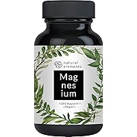 Premium Magnesiumcitrat - 2250mg davon 360mg elementares Magnesium pro Tagesdosis - 180 Kapseln - Laborgeprüft und…