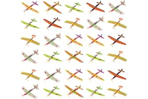 CATELL 30 Stück Gleitflugzeuge Set, Styroporflieger Flugzeug Styropor Kinder Gleiter Flieger Flieger styropor Kinder Styropor Flugzeuge für Kinders Gastgeschenke Kindergeburtstag
