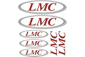 SUPERSTICKI LMC Aufkleber Sticker wohnmobil Camper Wohnwagen Caravan 7 Stücke Pieces aus Hochleistungsfolie Aufkleber Autoaufkleber