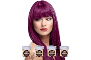 4 x La Riche Directions Semi-Permanent Hair Color 88ml Tubs - DARK TULIP