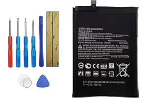 Vvsialeek BN53 Akku Kompatibel Für MI Redmi Note 9 Pro M2003J6B1I M2003J6B2G Redmi Note 10 Pro M2101K6G with Free Toolkit