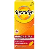 Supradyn Energy Extra with Coenzyme Q10 for Athletes, 60 Tablets | 13 vitamins and 9 minerals; maintains energy and vitality