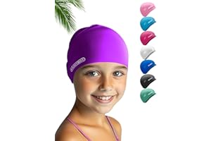 ‎KIDVERSE KIDVERSE Badekappe für Kinder - Jungen & Mädchen - Schwimmkappe 100% Reißfest & Wasserdicht - Badehaube mit UV Schutz - Silikon Bademütze - Schwimmmütze
