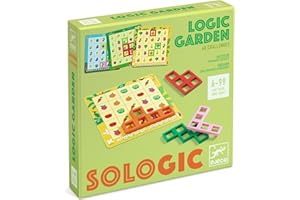 Juguete marca Djeco T&G. Modelo Sologic Logic garden