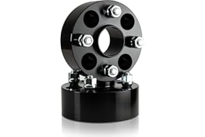 Customadeonly 50mm (2 Inch) Hubcentric Black Wheel Spacers 4x100 Compatible for 124 Spider Escort Rio Sephia Spectra Miata mx-5 Protégé iA iQ xA xB Celica Corolla Echo Mr2 Mr-s (2pcs 54.1mm M12x1.5)