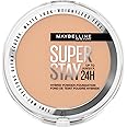 Maybelline Powder Foundation, Long-lasting 24H Wear, Medium to Full Coverage, Transfer, Water & Sweat Resistant, SuperStay 24H Hybrid Powder Foundation, 40