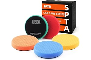 SPTA 5 delar, 80 mm poleringssvampar, vaxsvampar, poleringssvamp