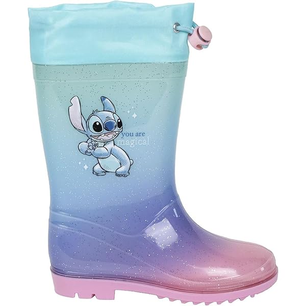 Bottes Pluie Solides Filles Faciles À Enfiler Antidérapantes - France