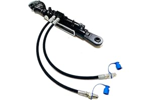 KIT TROISIEME POINT HYDRAULIQUE AVEC FLEXIBLES ET PRISES RAPIDE HYDRAULIQ 600-855 mm - 2 tuyaux hydraulique/bloc de blocage/tracteursUE