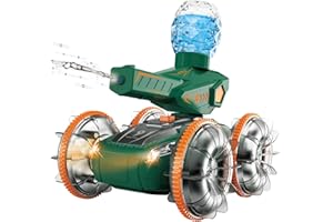 Britik Remote Control Cars Toys for Kids 3-12 Years Old: Remote Control Boat for Boys Electric RC Truck Gifts for Boys Age 3 4 5 6 7 8 9 10 11 12 Birthday Presents Pool Bath Outdoor Water Games Play