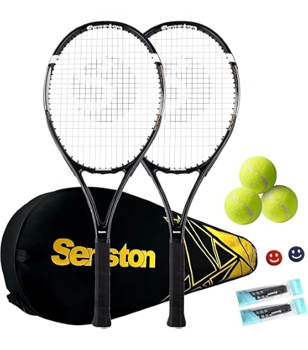 Raquette De Tennis Wilson Tour Slam 110 Pouces - Taille Adulte, Grip 4 1/4", Gris/vert, Déjà Cordée