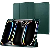 Spigen iPad Pro 13" (2025/2024) ile Uyumlu Kılıf Urban Fit &Ouml;rg&uuml; Kumaş Koyu Yeşil Kapak - ACS07763 (Spigen TR Garantili)