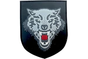 PATCH NATION Parche Morale de PVC para airsoft y paintball, color negro