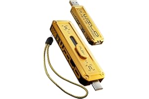 ‎MOVE SPEED MOVE SPEED USB Stick 1TB Read/Write Speed of 1000MB/s, USB 3.2 Gen2 + Type-C Interface External SSD, Portable SSD with 3 Stage Sliding Design, Compatible with iPhone 17/16/15 Series