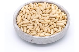 PEARLS OF SAMARKAND TREASURES OF THE SILK ROAD Piñones orgánicos sicilianos - 200g - Cuidadosamente procesados ​​y controlados varias veces - De colección salvaje - Alimentos crudos