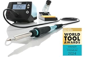 Weller WE 1010 (T0053298699) Estación de soldadura digital de 1 canal, 70 Vatios/230 Voltios, rango de temperatura de 100 °C a 450 °C, azul