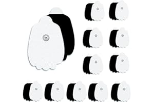 LANIENEY 24 Pack TENS Unit Replacement Pads, Reusable Long-Lasting Self-Adhesive Non-Irritating Snap Electrodes Pad for Tens Unit with Standard 3.5mm Snap-on Connector, Compatible with Belifu, Brilnurse TENS