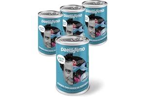 Paellissimo - Bouillon Concentré de Riz et de Poisson avec Poissons de Roche et Fruits de Mer | 100% Naturel et Sans Gluten | 4 Portions par Boîte (Contenu par Boîte 400gr) | 4 Unités