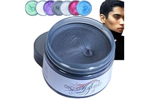 GOCBOBO Coloration Temporaire Cheveux Cire De Couleur Cheveux Lavable Pour Cosplay Halloween Fêtes Cire Colorante Cheveux