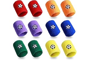 MOUNT KUMGANG 12 Stück Absorbierende Wristbands, Sport Wristbands Schweißbänder, Bunte Handgelenk Schweißbänder, für Fußball, Basketball, Tennis, Gymnastik, Golf, Running, Training