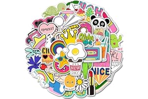 Jitnga 50 Piezas Pegatinas De Pegatinas Stickers Scrapbooking Pequeños De Graffiti Aesthetic De Colores Vinilo Pegatinas Decorativas Para Ordenador Portátil Teléfonos Moviles Skateboard Taza Etc