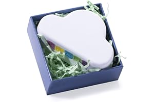 SANDINE SILKY SKIN Bombe da Bagno per Ragazze - Bomba da Bagno con Nuvole Arcobaleno - Sali da Bagno Ricchi di Bolle - Bomba da Bagno per Aromaterapia Spa Fizz - Fatto a Mano da Sandine (1 pack, Blanco)