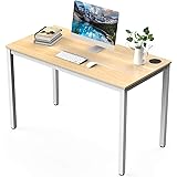 Amazon Brand – Umi Computer Desk Simple Office Desk Sturdy PC Computer Table Wooden Study Desk Computer Workstation for Home