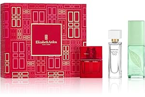 Elizabeth Arden Coffret Trio Prestige, Parfum pour Femme, Red Door, Green Tea et White Tea, Parfums Miniatures, Cadeau pour Femme