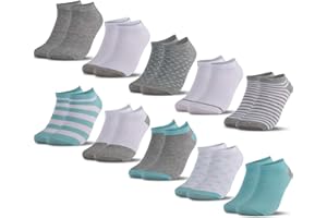 Occulto Calzini Corti per Bambino e Bambina pacco da 10 (modello: Mikl)