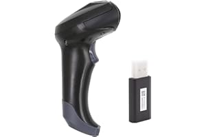 TEEMI Bluetooth 5.0 QR Barcode Scanner with USB Receiver, 1D 2D QR CMOS Image Screen Scanning, Handheld Automatic Precise Scan, TMSL-56 usb cradle not included