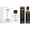 Park Avenue Men Voyage Obsession Eau De Parfum, 50 Ml & Regal No Gas Premium Perfume Long Lasting Musk Scent Fragrance Spray 130Ml