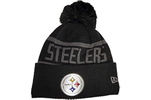 New Era Gorro NFL Borlo Fútbol Americano Invierno Saints Steelers RAMS Negro