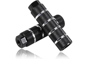 YILIYA 2 Pezzi Pedale BMX in Lega di Alluminio, Picchetti Bike, Poggiapiedi da Bicicletta, in Lega di Alluminio, per BMX Bicicletta Mountain Bike, per Bambini e Adulti Pedane Bicicletta