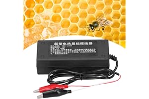 FOTABPYTI 【𝐏𝐫𝐨𝐦𝐨𝐭𝐢𝐨𝐧 𝐝𝐞 𝐏â𝐪𝐮𝐞𝐬】 Enrobeur d'apiculture, encastreur de Fil de Ruche UE 100-240 V, Robuste et Durable 12x5.3x3.5cm pour Outils d'apiculture Équipement d'apiculture Installateur de R