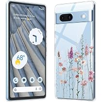 ZTOFERA Transparente TPU-Hülle Für Google Pixel 7 – Mit Gänseblümchen-Muster, Kratzfest, Ultra-dünn