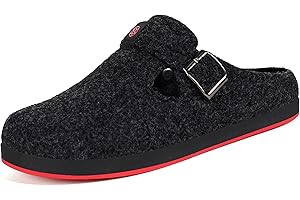 Gaatpot Mixte Sabots en Feutre,Chaussons Chauds Intérieur/Extérieur,Tailles 36 à 46