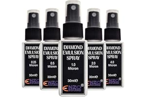 ENZO ENGLAND Poly Diamond Stropping Emulsion Suspension Abrasive Lapping Fluid Premium Stropping Sharpening Razor Knife Blade (4.0 Micron)