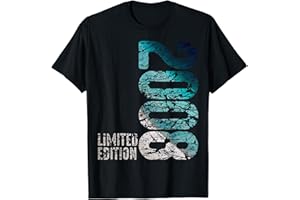 T-SHIRT 18. GEBURTSTAG JUNGE MÄDCHEN 18 JAHRE DEKO 18ème Anniversaire garçon Fille 18 Ans 2008 Cadeau drôle T-Shirt