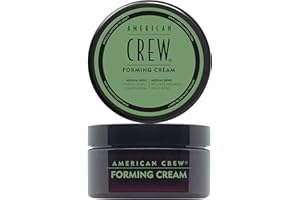 American Crew - Forming Cream - Cire Cheveux Homme - Crème Cheveux - Produit Coiffant Fixation et Brillance Moyenne - Tous Types de Cheveux - Cire Coiffante Formule Professionnelle - 85 g