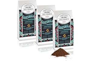 CAFFÈ CORSINI 1950 Caffè Corsini Compagnia Dell'Arabica, Guatemala 100% Arabica, Caffè Torrefatto E Macinato Floreale E Agrumato Monorigine Guatemala - Pacco Da 3 X 250 G