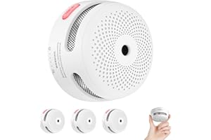 X-Sense Standalone Rauchmelder 10 Jahre Batterie, Nicht mit Basisstation kompatibel, Mini Feuermelder, Brandmelder, Rauchwarnmelder mit Stummschaltungstaste, XS01, 3er Set