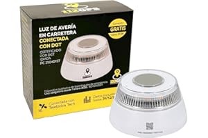 Digital House | Luz de Emergencia con Geolocalización | Baliza V16 | Conectada y Homologada DGT 2026 | Para Coche y Moto | Para el Dia y la Noche | Resistente al Agua | Visible Hasta 1km